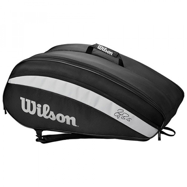 WILSON FEDERER TEAM BLACK/WHITE 12 RAK Z 834812