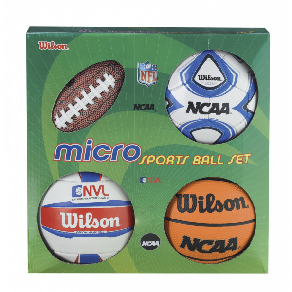 Набор из 4-х мини-мячей Wilson Micro Sports 4 Ball